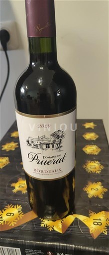 Bordeaux Domaine Pruerat 2020