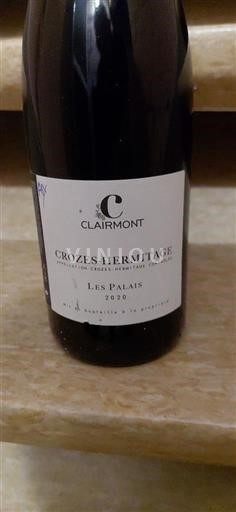 Rhône-dalen Crozes-Hermitage Clairmont Les Palais 2020