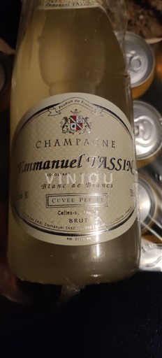 Champagne Sâm-panh Emmanuel Tassin Perle Không niên vụ