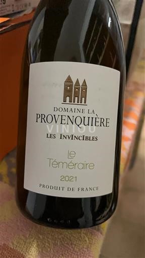 Languedoc và Roussillon Vùng đất Oc Domaine La Provenquière Le Téméraire 2021