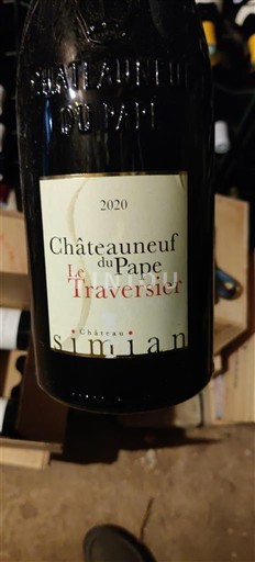 Vallée du Rhône Châteauneuf-du-pape Château Simian Le Traversier 2020