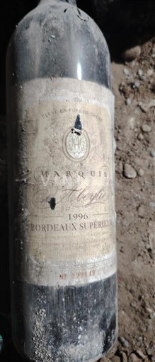 Bordeaux Bordeaux Supérieur Marquis de Aleme 1996