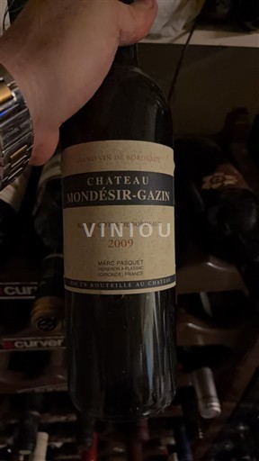 Burdeos Blaye-Côtes de Burdeos Château Mondésir-Gazin 2009