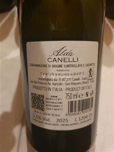 Piedmont Wines Carema Ugo Balocco Az. Agricola Moscato Alda 2025