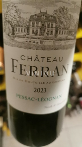 Bordeaux Pessac-Léognan Château Ferran 2023