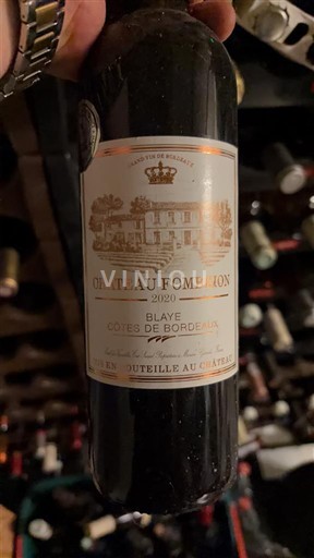 Burdeos Blaye-Côtes de Burdeos Château Fombinon 2020