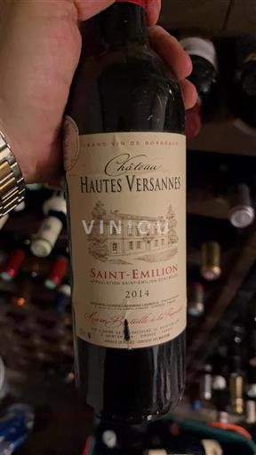 Bordeaux Saint-Émilion Château Hautes Versannes 2014