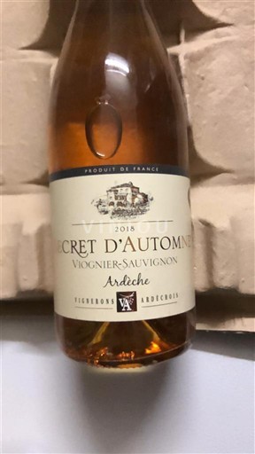 Alpes y Países Ródano Ardèche Vignerons Ardéchois Secret d'Automne 2018