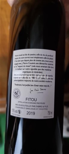 Languedoque Fitou Fabre et Fils 2019