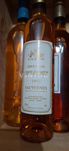 Bordeaux Sauternes Château Couloumey 1993