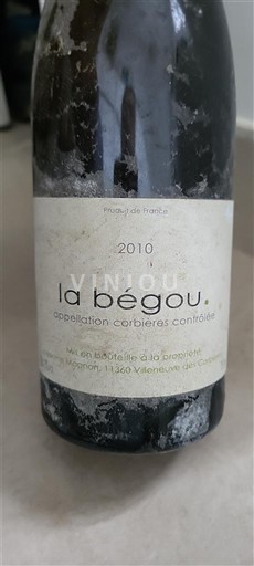 Languedoc Corbières Domaine Maxime Magnon La Bégou 2010