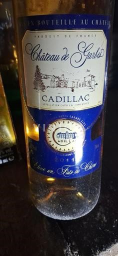 Bordeaux Cadillac Château Garbes 2011