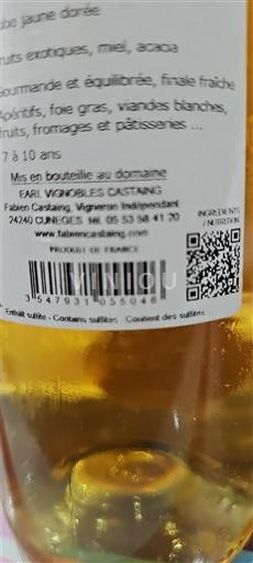 Sudoeste Monbazillac Vignobles Castang Não Sazonado