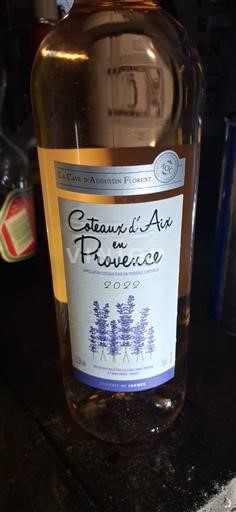 Provansa Coteaux d'Aix-en-Provence La Cave d'Augustin Florent 2022