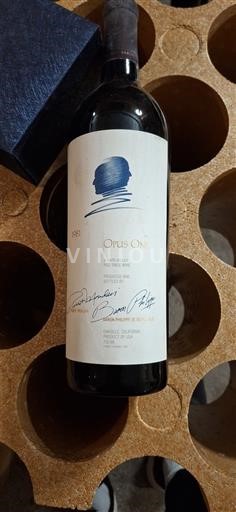 Kaliforniska AVA Napa Valley Opus One 1981