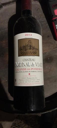 Bordeaux Lalande-de-Pomerol Château Cardinal de Viaud Prestige 2013