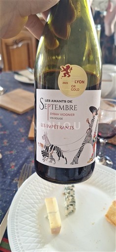 Alpes và các vùng Rhodanien Collines rhodaniennes Les Amants de Septembre Les Impétrants 2023