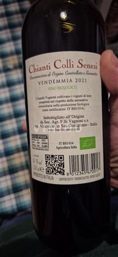 Toscane Chianti Classico Vagnoni Biologico 2021