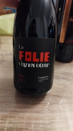 Languedoque Faugères La Folie Vigneronne Pure 2023