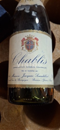 Burgundy Chablis Maison Jacques Sourdiilat 1989