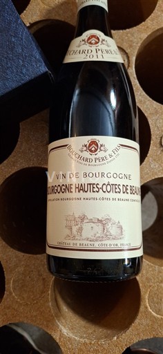 Burgundi Beaunen Ylämaat Bouchard Père & Fils 2011