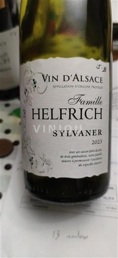 Alsacia Famille Helfrich Sylvaner 2023