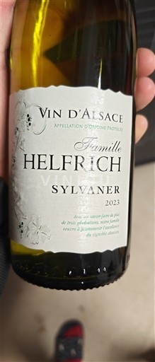 Alsacia Famille Helfrich Sylvaner 2023