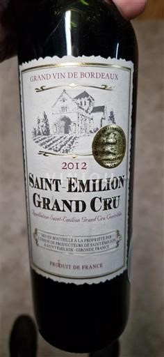 Bordeaux Saint-Émilion Grand Cru St emillion grand cru / cote rocheuse 2021 2012