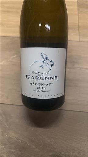 Bourgogne Mâcon og mâcon-landsbyer Domaine La Garenne 2018