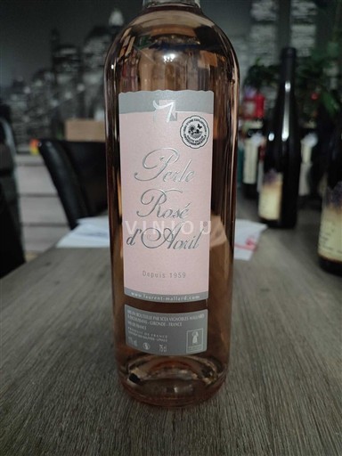 Vinhos Rosé sec Perle de rosé d'avril Château Naudonnet Plaisance 2024 França Bordéus Vin de France