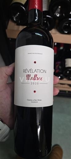 Bordeaux Chantal & Eric Morel Révélation Malbec 2020