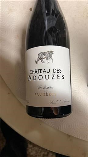 Languedoc Faugères Château S Adouzes Le Tigre Ikke årgangsbestemt