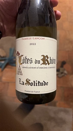 Valle del Rodano Côtes-du-Rhône La Solitude 2022