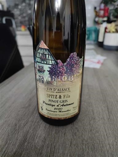 Alsacia Spitz & Fils Pinot Gris Prestige d'Automne 2020