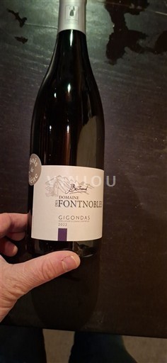 Rhônen laakso Gigondas Domaine Fontnoble 2022