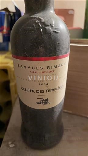 Roussillon Banyuls Cellier des Templiers Banyuls Rimage Mise Précoce 2014