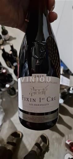 Bourgogne Fixin Premier Cru Domaine Vieux Collège Les Hervelets 2017