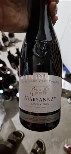 Bourgogne Marsannay Domaine Vieux Collège Les Favières 2017