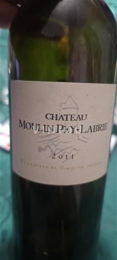 Bordéus Canon-Fronsac Château Moulin Pey-Labrie 2011