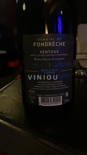 Valle del Rodano Ventoux Domaine Fondrèche Persia 2023