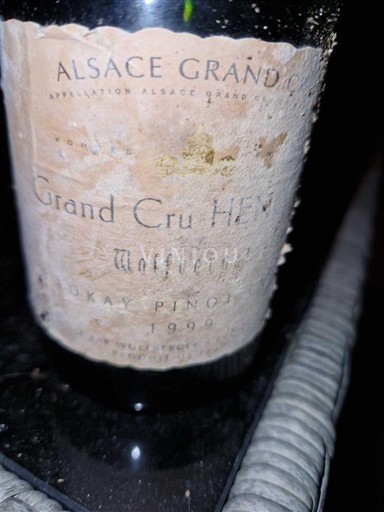Alsace Grand Cru Grand Cru Hengst Tokay Pinot Gris 1999