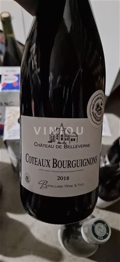 Bourgogne Bourgognebackar Château Belleverne 2018