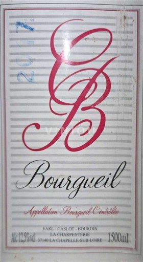 Vallée de la Loire Bourgueil EARL Caslot-Bourdin 2017