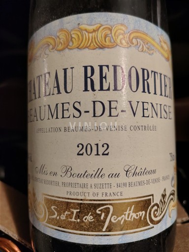 Rhônetal Beaumes de Venise Château Redortier 2012