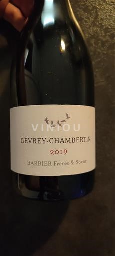 Bourgogne Gevrey-chambertin Barbier Frères & Sœur 2019