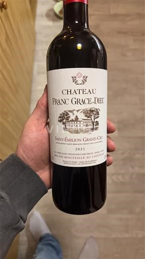 Bordeaux Saint-Émilion Grand Cru Grand Cru Château Franc Grace-Dieu 2021