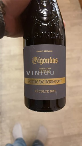 Rhônen laakso Gigondas Comte de Terrefont 2023