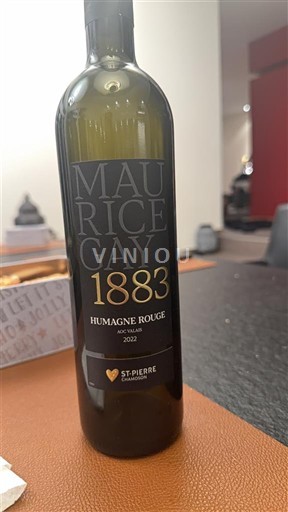 Valais Valais AOC Maurice Gay 1883 -h umagne rouge 2022