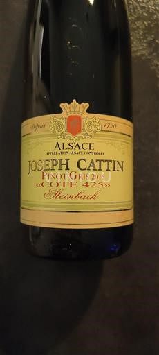 Alsace Joseph Cattin Cote 425 2015