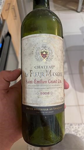 Bordeaux Saint-Émilion Grand Cru Château La Fleur Mangot 2006